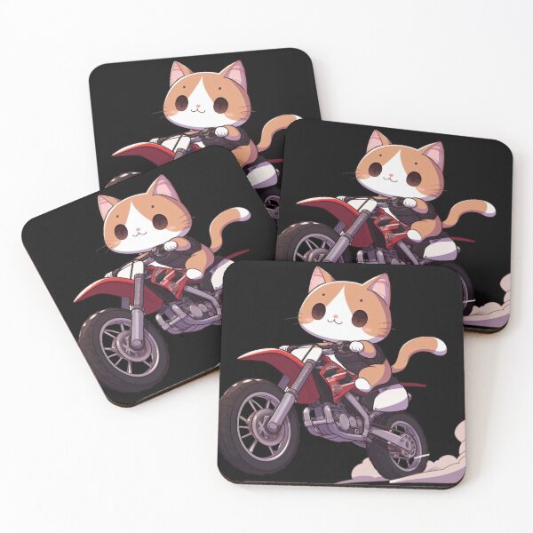 Item preview, Cat riding a motorcycle  designed and sold by CyleNTT.