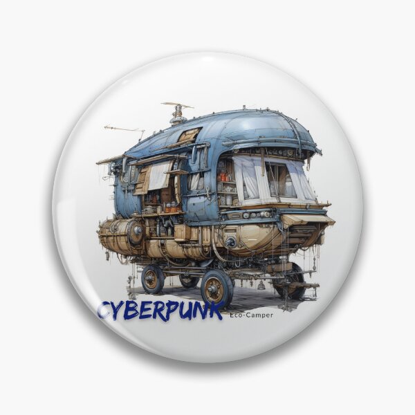 Artikelvorschau,  Cyberpunk Öko-Camper Design Zeichnung entworfen und verkauft von EcoCamper.