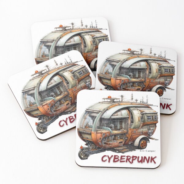 Item preview,  Cyberpunk eco-camper design drawing designed and sold by EcoCamper.