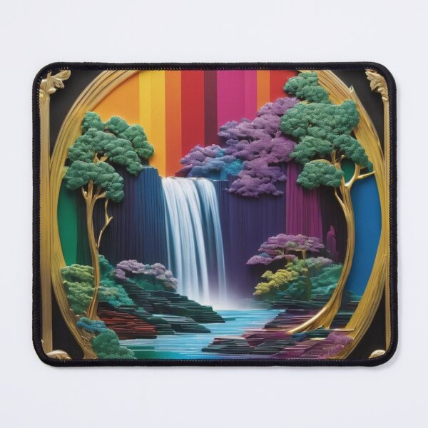 Item preview, Embossed Rainbow Waterfall designed and sold by shutterrudder.