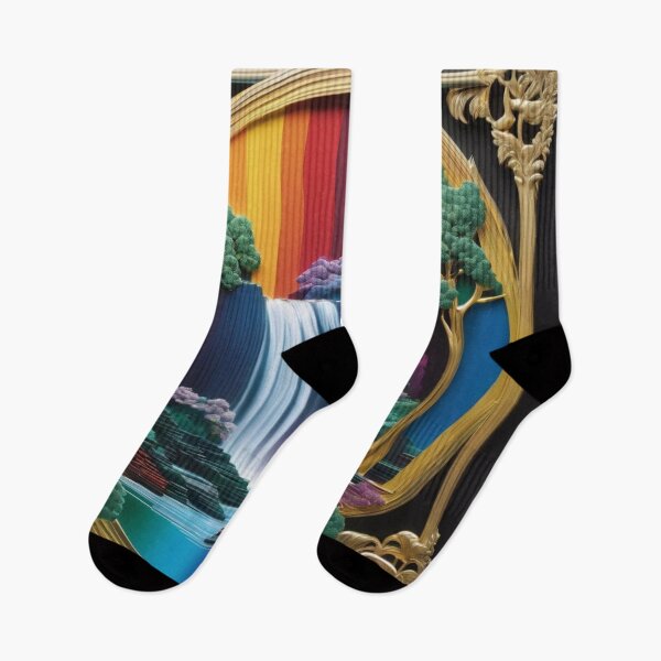 Item preview, Embossed Rainbow Waterfall designed and sold by shutterrudder.