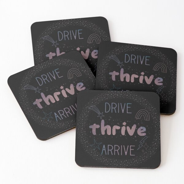 Item preview, Drive Thrive Arrive designed and sold by StormbornGem.