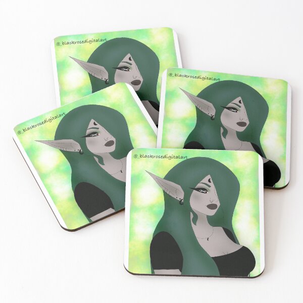 Item preview, Stalwart Elf Girl designed and sold by Black Rose Digital Art.