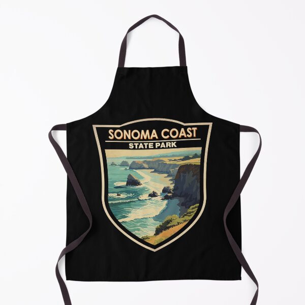Item preview, Sonoma Coast State Park California Vintage Badge designed and sold by KrisSidDesigns.
