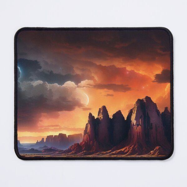 Item preview, Arid Mesa - Fantasy Land Series | Reimagined Artwork designed and sold by Epic Upgrades.