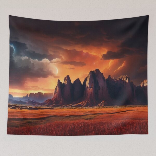 Item preview, Arid Mesa - Fantasy Land Series | Reimagined Artwork designed and sold by Epic Upgrades.