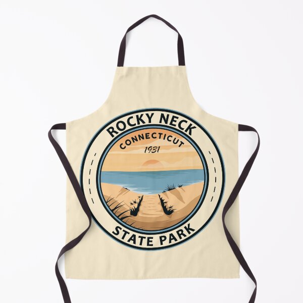 Item preview, Rocky Neck State Park Connecticut Travel Art Badge designed and sold by KrisSidDesigns.