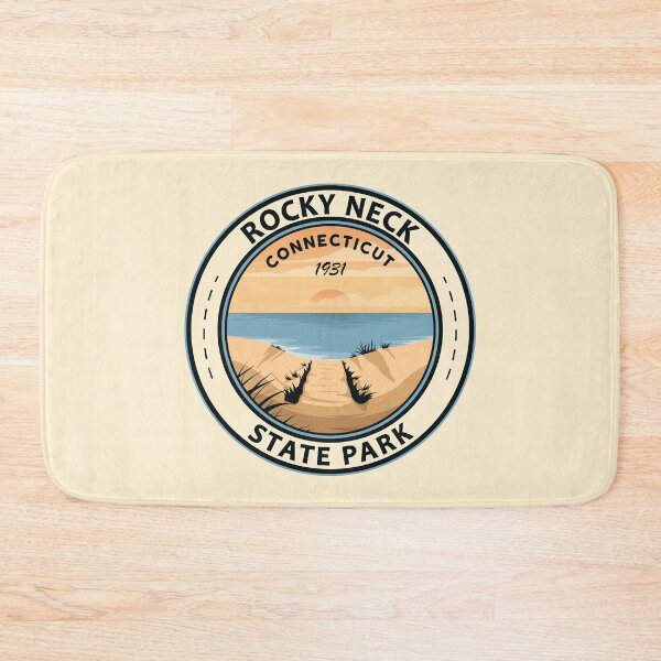 Item preview, Rocky Neck State Park Connecticut Travel Art Badge designed and sold by KrisSidDesigns.