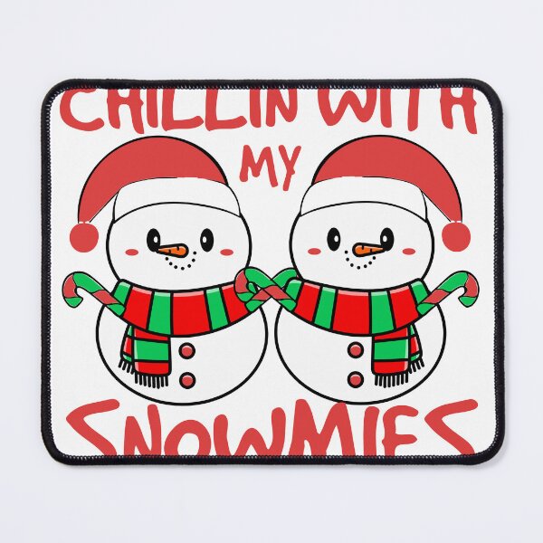 Item preview, Personalized products text: Chillin With My Snowmies (Christmas) Two Snowmen designed and sold by ShoppingKazkar.