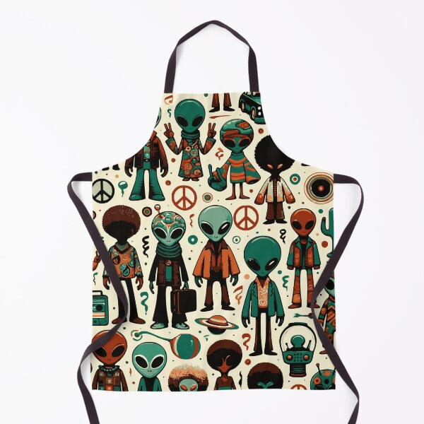 Item preview, RETO HIPPIE ALIEN PATTERN  designed and sold by HYPeR-NaTUrE.