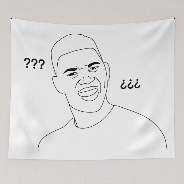 Item preview, Confused meme outline designed and sold by TicaCreations.