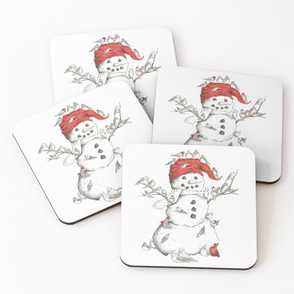 Item preview, Snowman Bird Perch designed and sold by hnewmanart.