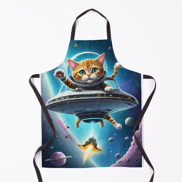 Item preview, Cat Ufo Selfie, Cat Selfie With Flying Saucer Funny Cat designed and sold by Mayalogo.