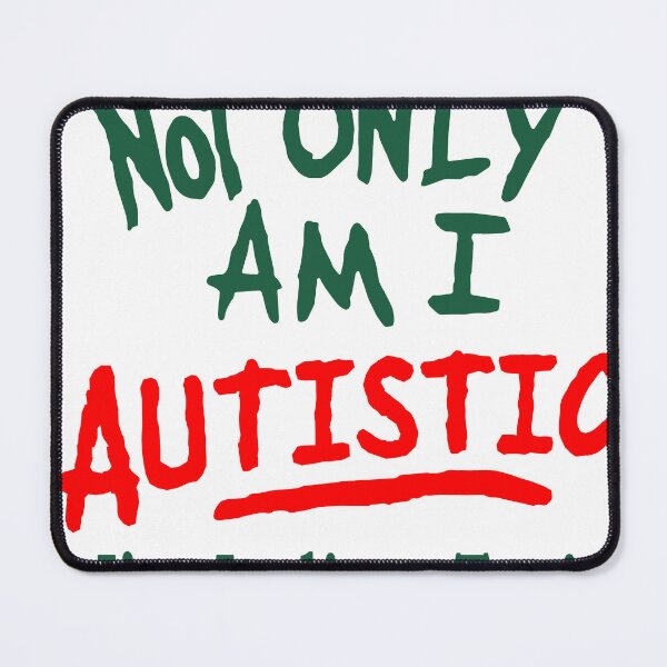 Item preview, Not Only Am I Autistic I'm Italian, Too! designed and sold by ultrarelax.