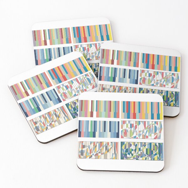 Item preview, Abstract Piano Keyboard Wall Art – Music Line Art Collection designed and sold by iampaulmorris.