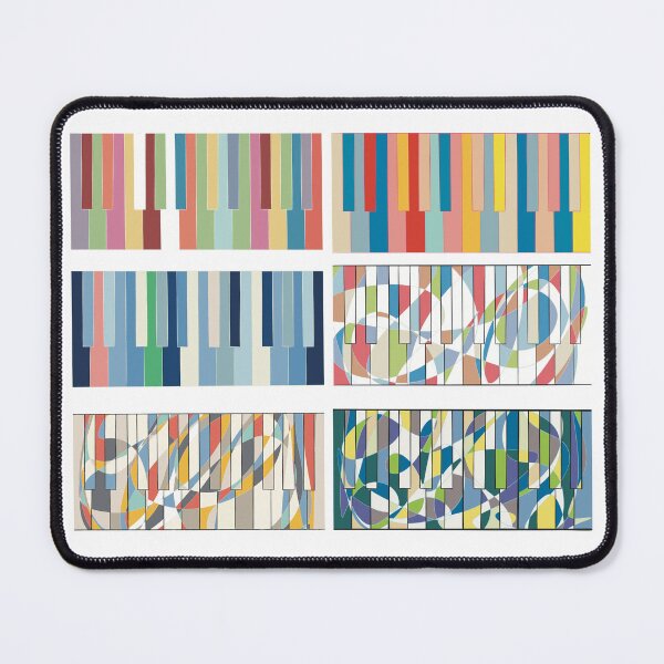 Item preview, Abstract Piano Keyboard Wall Art – Music Line Art Collection designed and sold by iampaulmorris.
