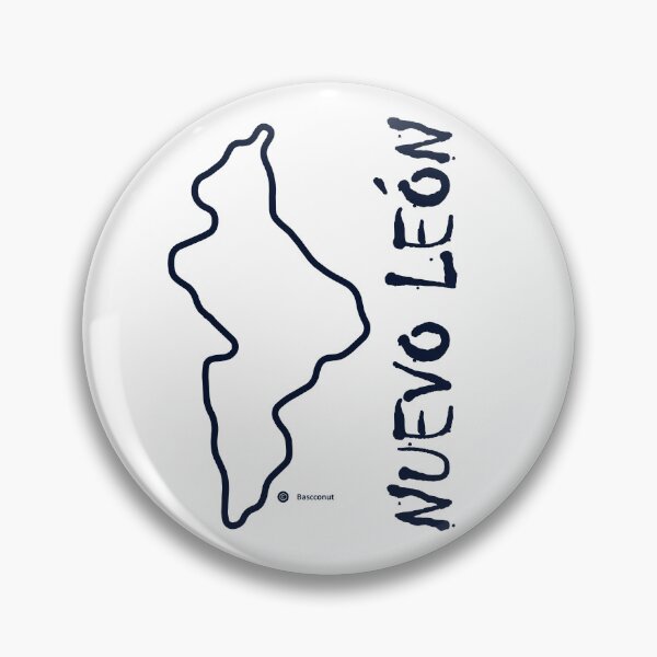 Item preview, Nuevo León Blue Map designed and sold by bascconut.