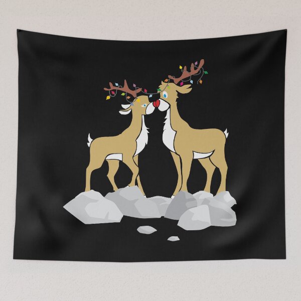 Item preview, funny reindeers designed and sold by FlamingProjekt.
