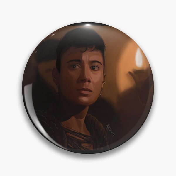 Item preview, trans non binary Pirate Jim Vico Ortiz digital oil painting portrait OFMD designed and sold by Theoldgirl900.