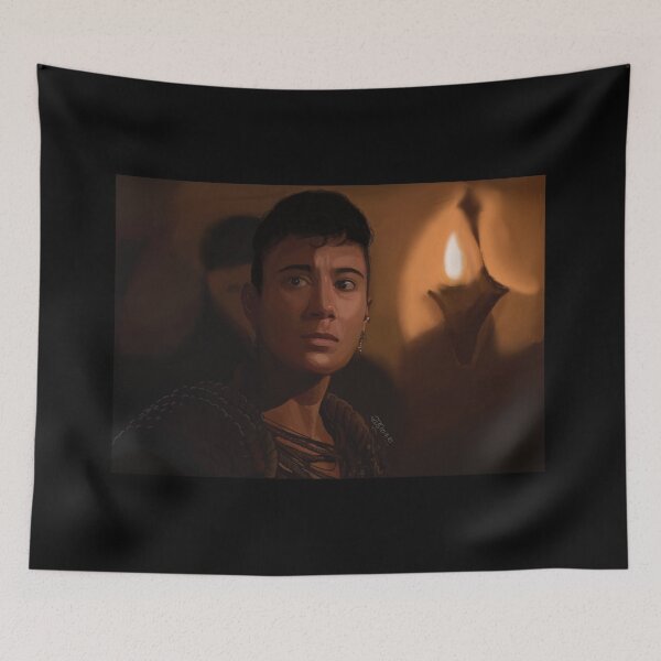 Item preview, trans non binary Pirate Jim Vico Ortiz digital oil painting portrait OFMD designed and sold by Theoldgirl900.