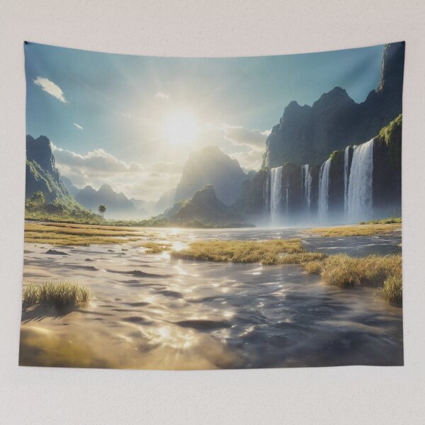 Item preview, Flooded Strand - Fantasy Land Series | Reimagined Artwork designed and sold by Epic Upgrades.