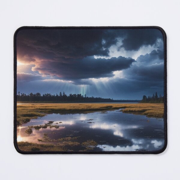 Item preview, Marsh Flats - Fantasy Land Series | Reimagined Artwork designed and sold by Epic Upgrades.
