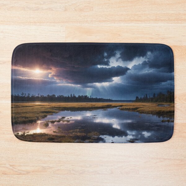 Item preview, Marsh Flats - Fantasy Land Series | Reimagined Artwork designed and sold by Epic Upgrades.