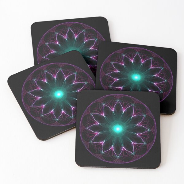 Item preview, Cyber Mandala | Cosmic Flower designed and sold by Fractal-Graphic.