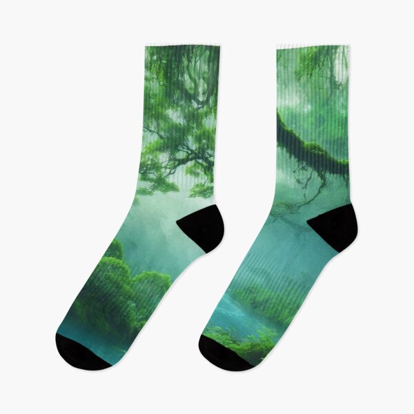 Item preview, Misty Rainforest - Fantasy Land Series | Reimagined Artwork designed and sold by Epic Upgrades.