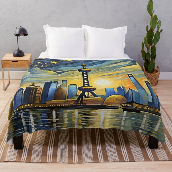 Item preview, Starry Night Shanghai designed and sold by travelwitheric.