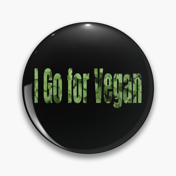 Item preview, I Go for Vegan designed and sold by oksbprint.