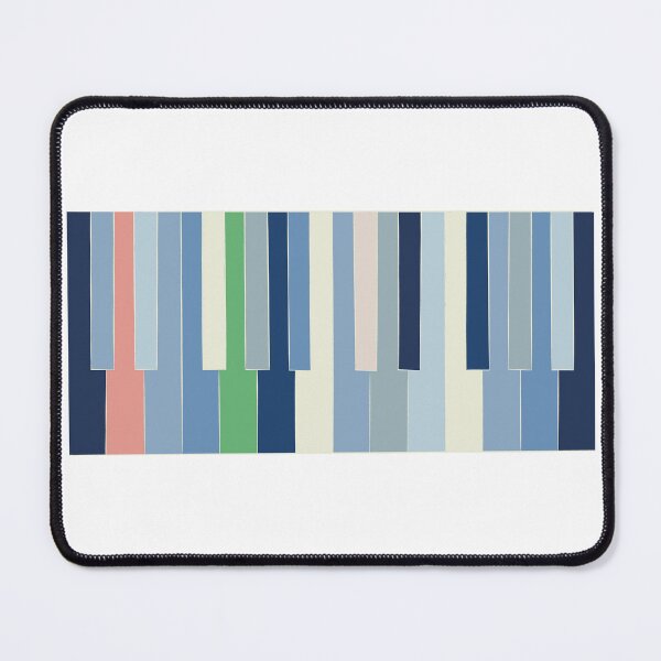 Item preview, Abstract Piano Keyboard Wall Art – Colourful Music Line Drawing No.3 designed and sold by iampaulmorris.