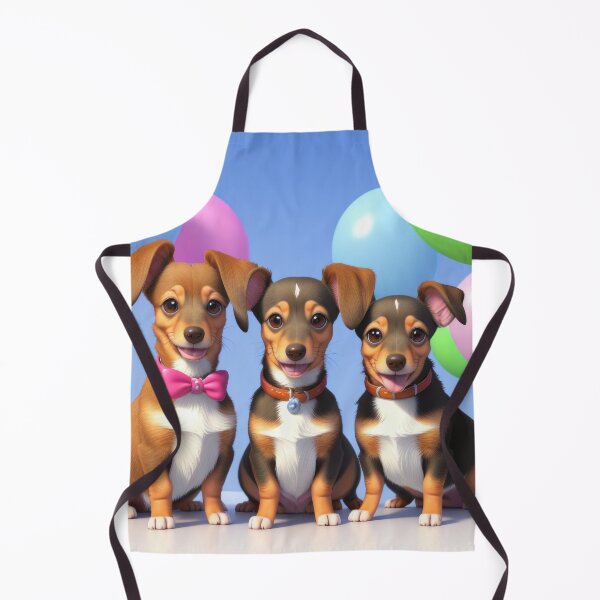 Item preview, Portrait adorable Dachshund dog family fun birthday party designed and sold by Tio-Tecun.