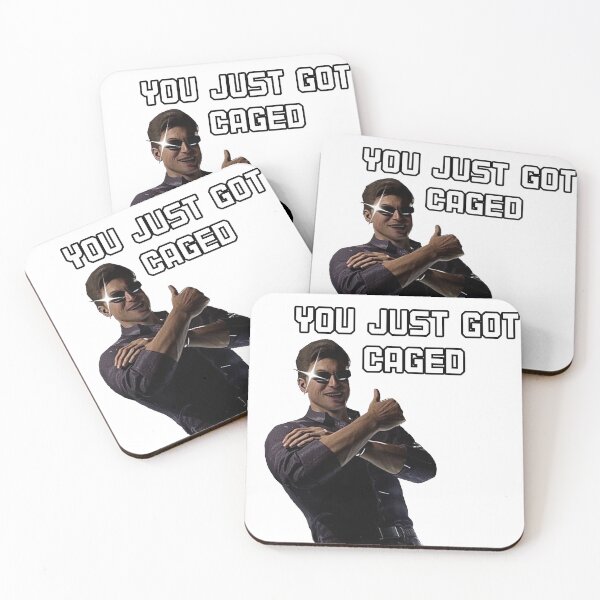Item preview, You just got caged! - Johnny Cage meme designed and sold by mondyexo.
