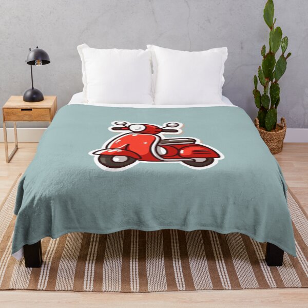 Lindo scooter italiano rojo Manta