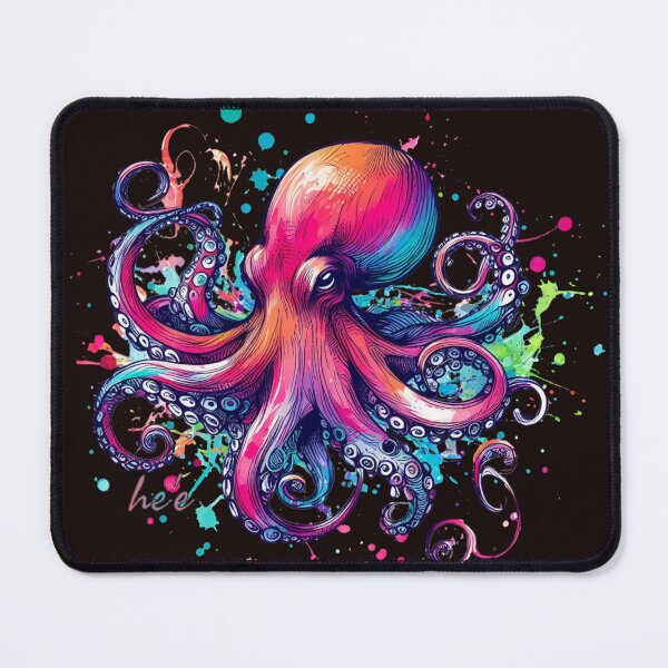 Item preview, Splash of Color Octopus - He'e in Hawaiian designed and sold by organicgal.