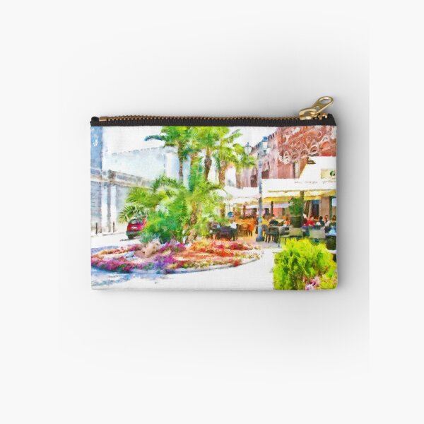 Item preview, Square with palm tree and restaurant designed and sold by Giuseppe Cocco.