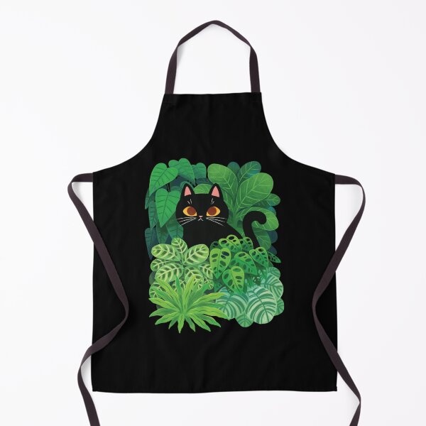 Item preview, Black Cat in House Plants designed and sold by michelledraws.