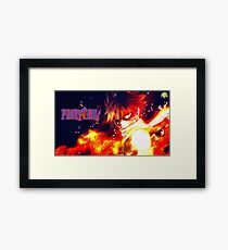 Natsu Dragneel The Dragon Slayer Framed Print