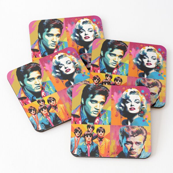 Item preview, Iconic Pop Art Portraits: Legends of Music and Film designed and sold by Toph Moses.