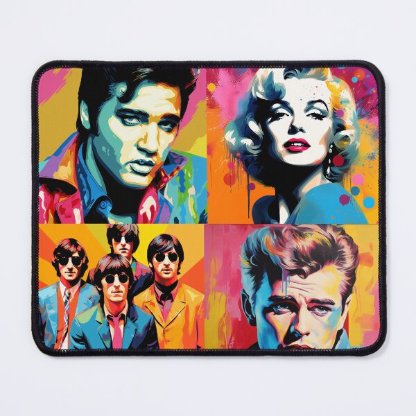 Item preview, Iconic Pop Art Portraits: Legends of Music and Film designed and sold by Toph Moses.