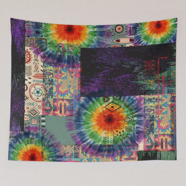 Item preview, ethnic patchwork pattern designed and sold by alimsahinoglu.