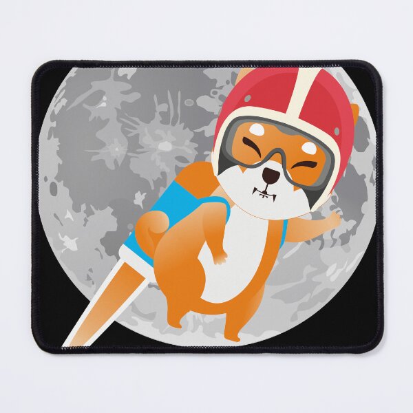 Item preview, Shib Moon Flight - Shib Logo designed and sold by GetCryptoSwag.