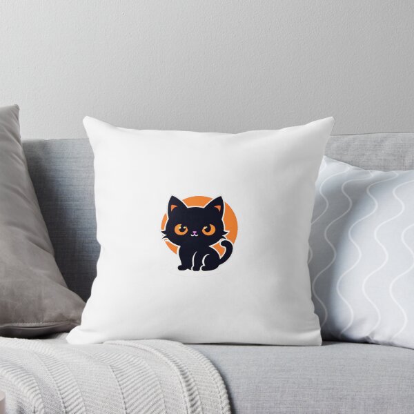 Item preview, Black Cute Cat designed and sold by TheCatCornerx.