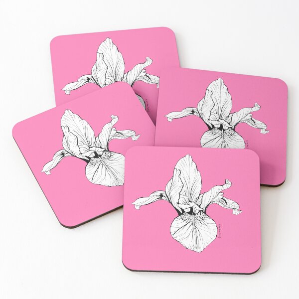 Item preview, Iris neon pink designed and sold by kendralam.