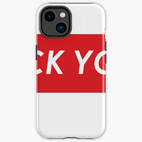 Va te faire foutre Box Logo Coque antichoc iPhone