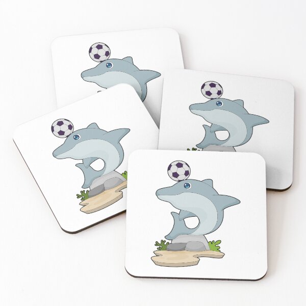 Artikelvorschau, Delfin Fußballspieler Fußball entworfen und verkauft von Snabdesign84.