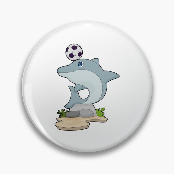 Artikelvorschau, Delfin Fußballspieler Fußball entworfen und verkauft von Snabdesign84.