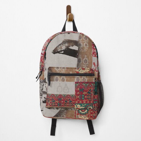 Item preview, ethnic patchwork pattern female face designed and sold by alimsahinoglu.