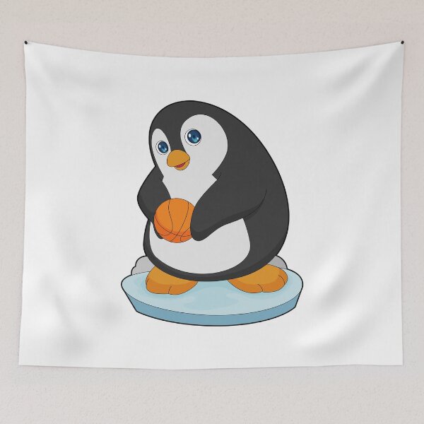 Item preview, Penguin Basketball player Basketball designed and sold by Snabdesign84.